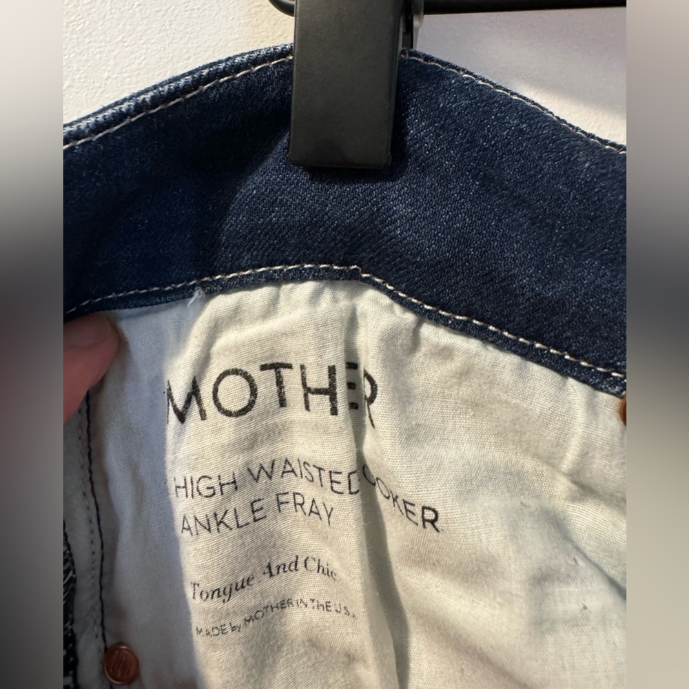 MOTHER Dark Blue Ankle Jeans - Picture 7 of 12